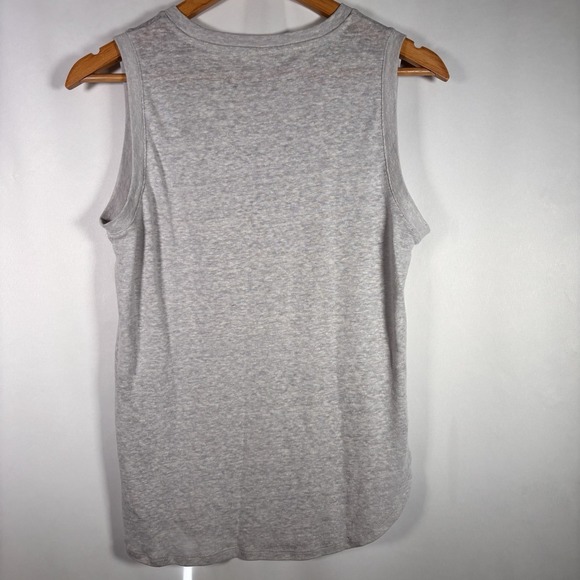 Banana Republic Linen Blend Tank Top Womens Medium Coastal Resort Breathable - Picture 2 of 6